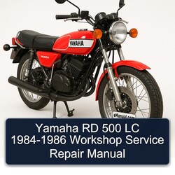 1984-1986 Yamaha RD Series 500 LC Service Repair Workshop Manual PDF