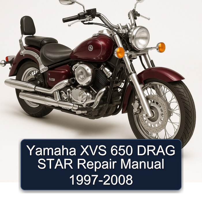 1997-2008 Yamaha XVS Models 650 Drag Star Service Repair Workshop Manual PDF