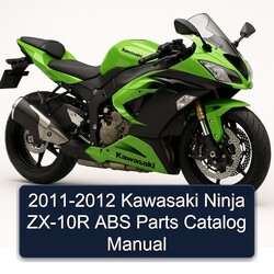 2011-2012 Kawasaki Ninja ZX-10R ABS Parts Catalog PDF
