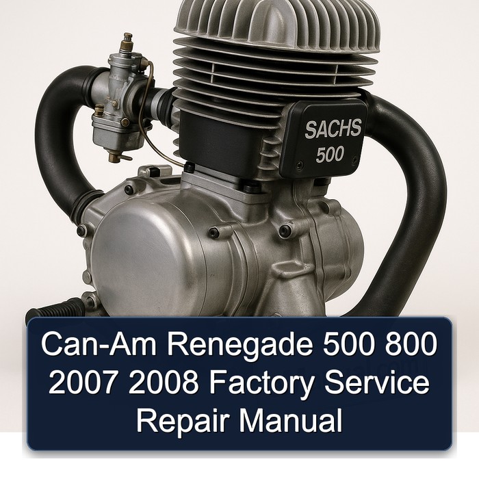 2007-2008 CAN-AM Renegade 500 800 Service Repair Workshop Manual PDF