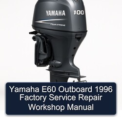 1996 Yamaha E60 Outboard Service Repair Workshop Manual PDF