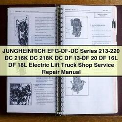 Jungheinrich Efg-df-dc Series Electric Lift Truck Shop Service Repair Workshop Manual PDF