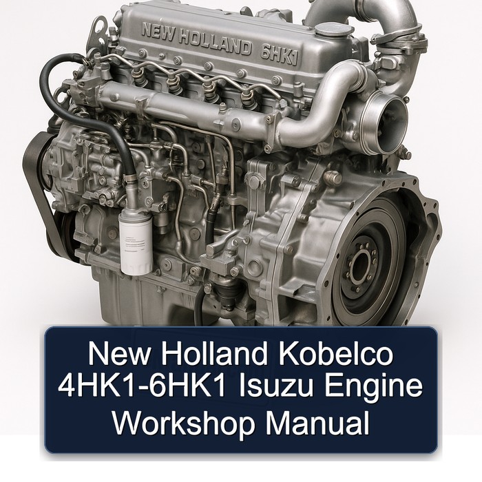 New Holland Kobelco 4HK1-6HK1 Isuzu Engine Service Repair Workshop Manual PDF