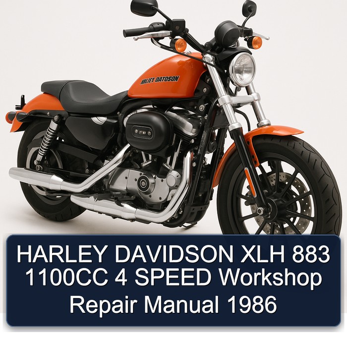 1986 Keeway Speed Harley Davidson XLH 883 1100CC 4 Service Repair Workshop Manual PDF