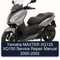 2000-2002 Yamaha Maxter XQ125 XQ150 Service Repair Workshop Manual PDF