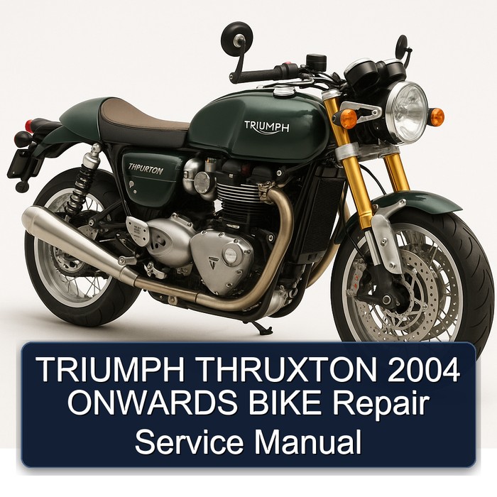 2004 Triumph Thruxton Onwards Bike Service Repair Workshop Manual PDF