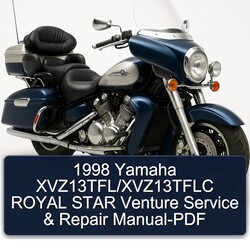 1998 Yamaha Royal Star Venture Xvz13tfl/xvz13tflc Service Repair Workshop Manual PDF