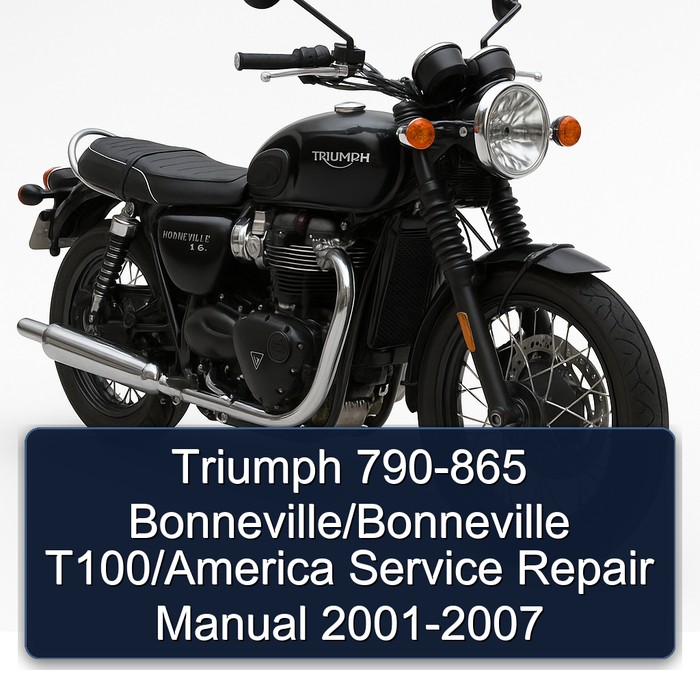 2001-2007 Triumph Bonneville T100 790-865 Bonneville//america Service Repair Workshop Manual PDF