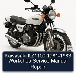 1981-1983 Kawasaki KZ Series KZ1100 Service Repair Workshop Manual PDF