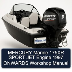 1997 Mercury Marine 175XR Sport JET Engine Onwards Service Repair Workshop Manual PDF