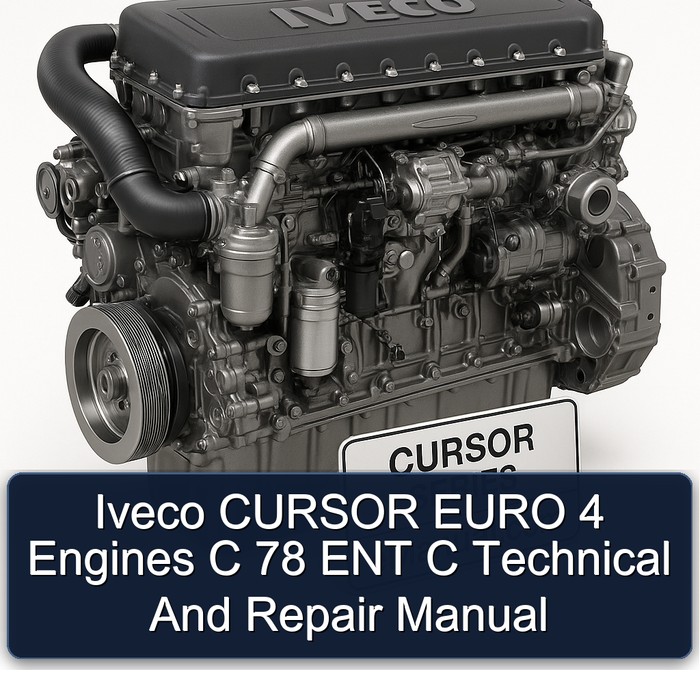 Iveco Cursor Euro 4 Engines C 78 ENT Service Repair Workshop Manual PDF