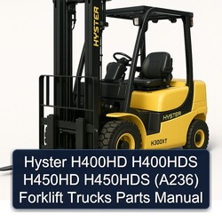 Hyster H400HD H400HDS H450HD H450HDS (A236) Forklift Trucks Parts Catalog PDF