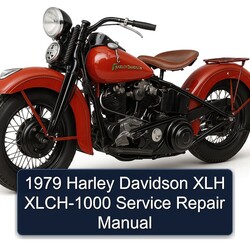 1979 Harley Davidson Model 125 Xlh XLCH-1000 Service Repair Workshop Manual PDF