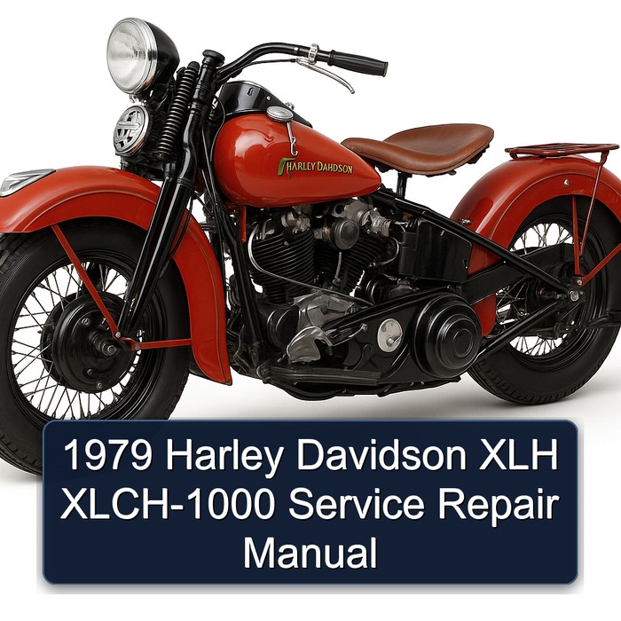 1979 Harley Davidson Model 125 Xlh XLCH-1000 Service Repair Workshop Manual PDF