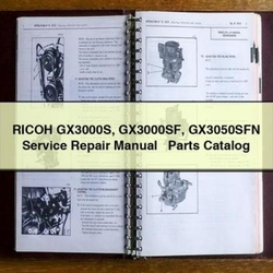 Ricoh GX3000S GX3000SF GX3050SFN Parts Catalog PDF