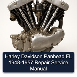 1957 Harley Davidson Model 125 Panhead FL 1948 Service Repair Workshop Manual PDF