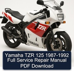 1987-1992 Yamaha TZR Models 125 Service Repair Workshop Manual PDF