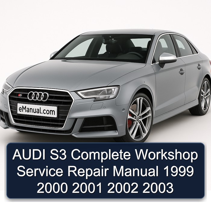 1999-2003 Audi S3 Service Repair Workshop Manual PDF