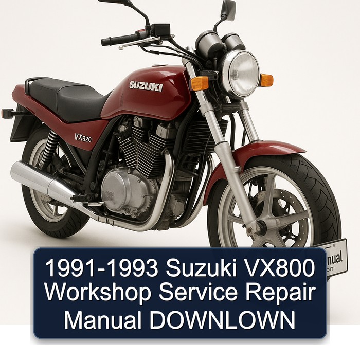 1991-1993 Suzuki VX800 Downlown Service Repair Workshop Manual PDF