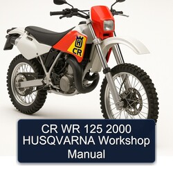 2000 Husqvarna CR Models WR 125 Service Repair Workshop Manual PDF