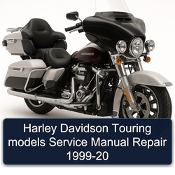 1999-2020 Harley Davidson Touring Models Service Repair Workshop Manual PDF