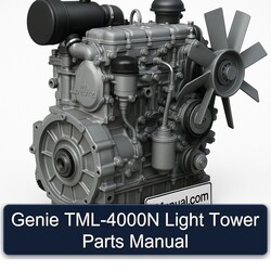 Deutz F Series Genie TML-4000N Light Tower Parts Catalog PDF