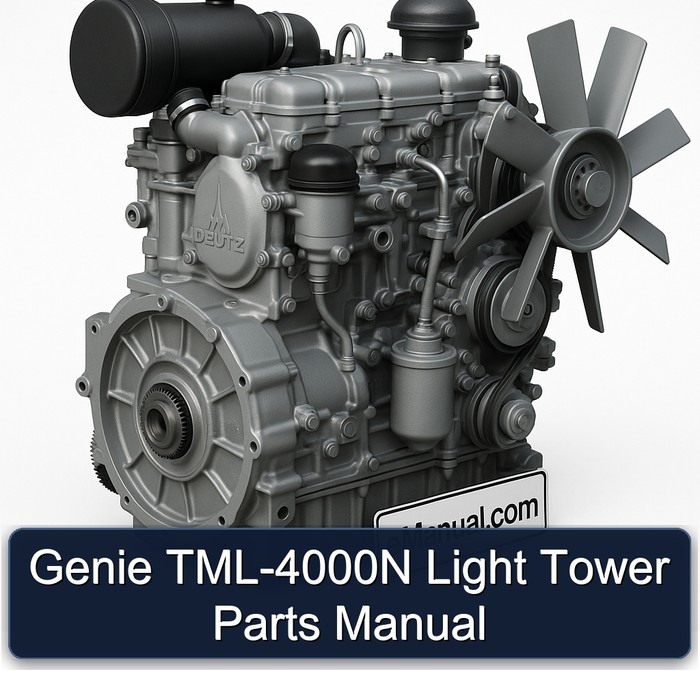 Deutz F Series Genie TML-4000N Light Tower Parts Catalog PDF