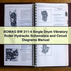 Bomag BW 211-4 Single Drum Vibratory Roller Hydraulic Service Repair Workshop Manual PDF