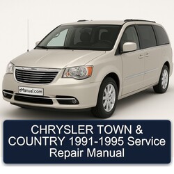 1991-1995 Chrysler Town And Country Service Repair Workshop Manual PDF