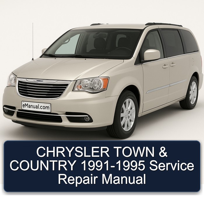 1991-1995 Chrysler Town And Country Service Repair Workshop Manual PDF