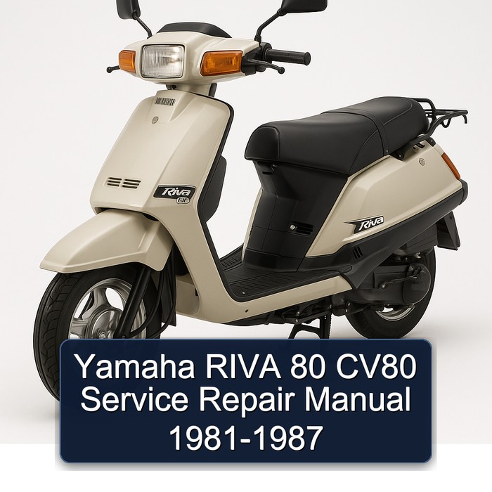 1981-1987 Yamaha Riva Models 80 CV80 Service Repair Workshop Manual PDF