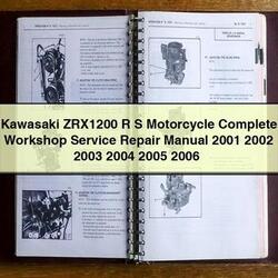 2001-2006 Kawasaki ZRX Models ZRX1200 R S Motorcycle Service Repair Workshop Manual PDF