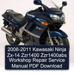 2008-2011 Kawasaki Ninja Zx-14 Zzr1400 Zzr1400abs Service Repair Workshop Manual PDF