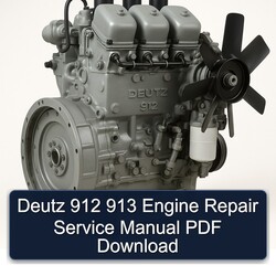 Deutz 912 913 Engine Service Repair Workshop Manual PDF