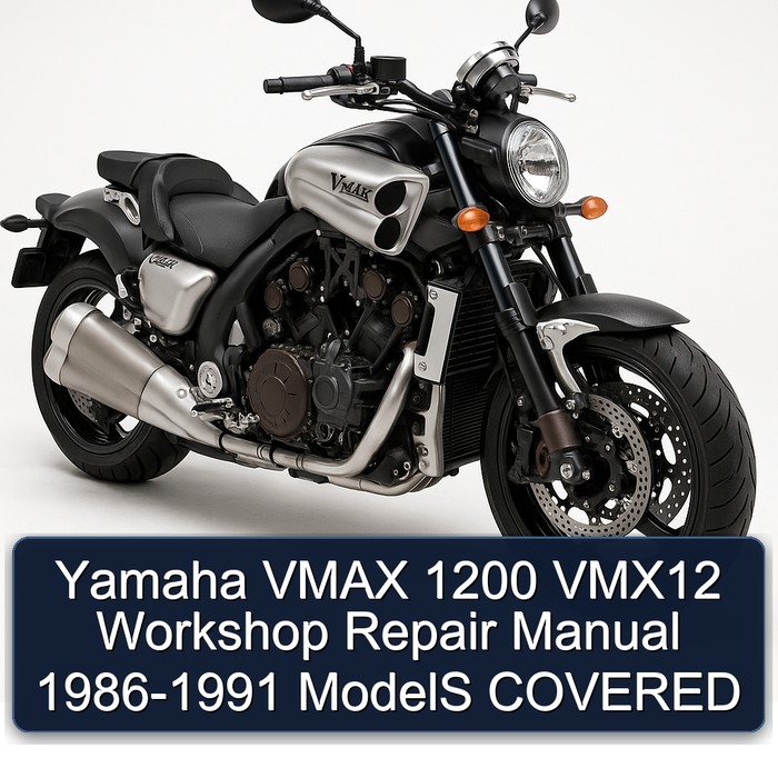 1986-1991 Yamaha Vmax 1200 VMX12 - Models Covered Service Repair Workshop Manual PDF