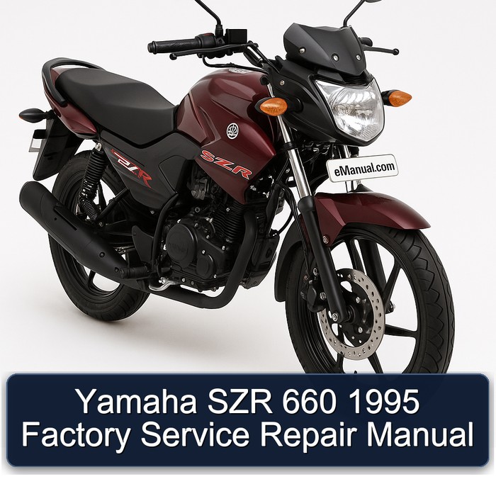 1995 Yamaha SZR Models 660 Service Repair Workshop Manual PDF