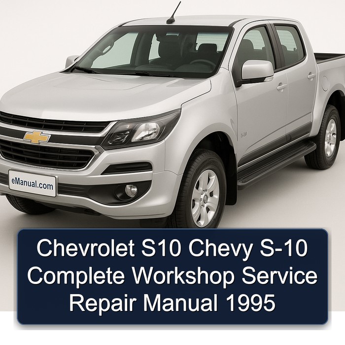 1995 Chevrolet Chevy S10 S-10 Service Repair Workshop Manual PDF