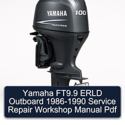 1986-1990 Yamaha Ft9.9 Erld Outboard Service Repair Workshop Manual PDF