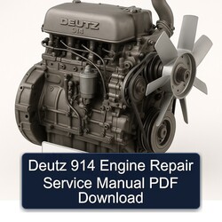 Deutz 914 Engine Service Repair Workshop Manual PDF
