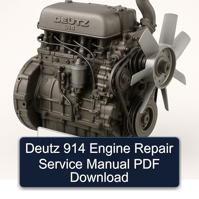 Deutz 914 Engine Service Repair Workshop Manual PDF