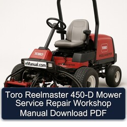 Toro Reelmaster 450-D Mower Service Repair Workshop Manual PDF