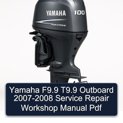 2007-2008 Yamaha F9.9 T9.9 Outboard Service Repair Workshop Manual PDF