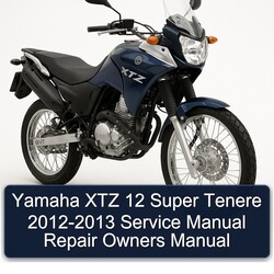 2012-2013 Bajaj Super Yamaha XTZ 12 Tenere - Owners Owner's Manual PDF