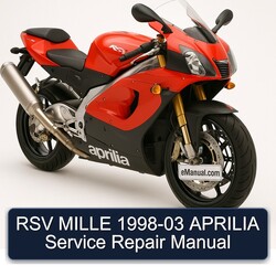 1998-2003 Aprilia RSV Models Mille Service Repair Workshop Manual PDF