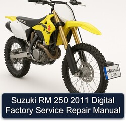 Suzuki RM 250 2011 Digital Factory Service Repair Manual 
