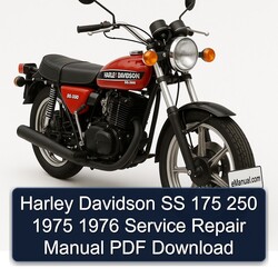 1975-1976 Harley Davidson SS Service Repair Workshop Manual PDF