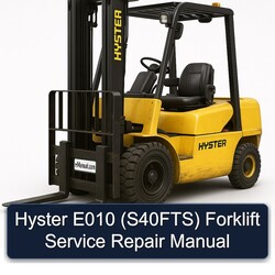 Hyster E010 (S40FTS) Forklift S40FTS Service Repair Workshop Manual PDF