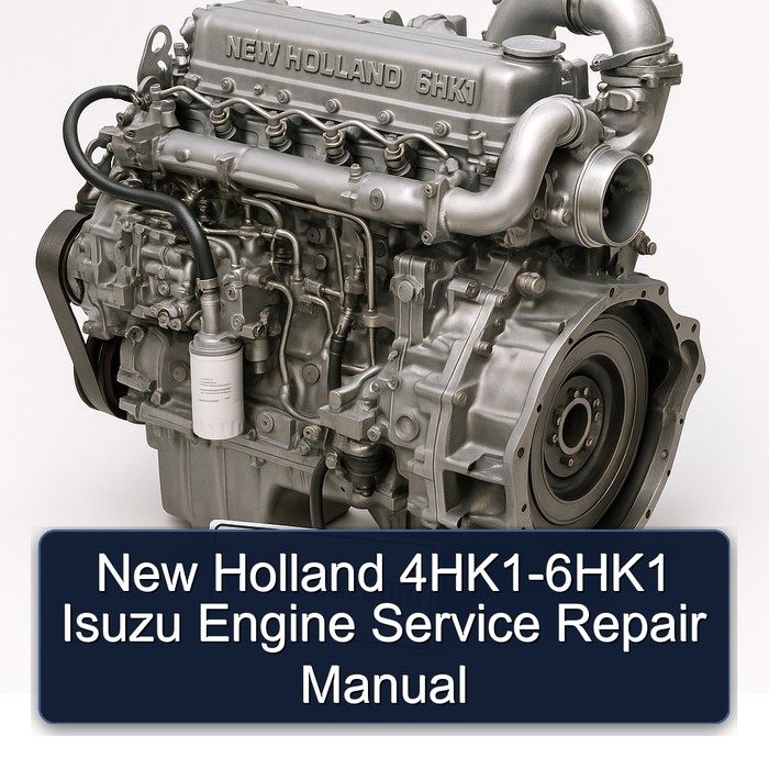 New Holland 4HK1-6HK1 Isuzu Engine Service Repair Workshop Manual PDF