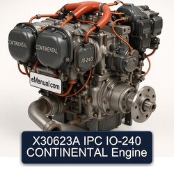 X30623A IPC IO-240 CONTINENTAL Engine