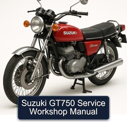 Suzuki GT Series GT750 Service Repair Workshop Manual PDF